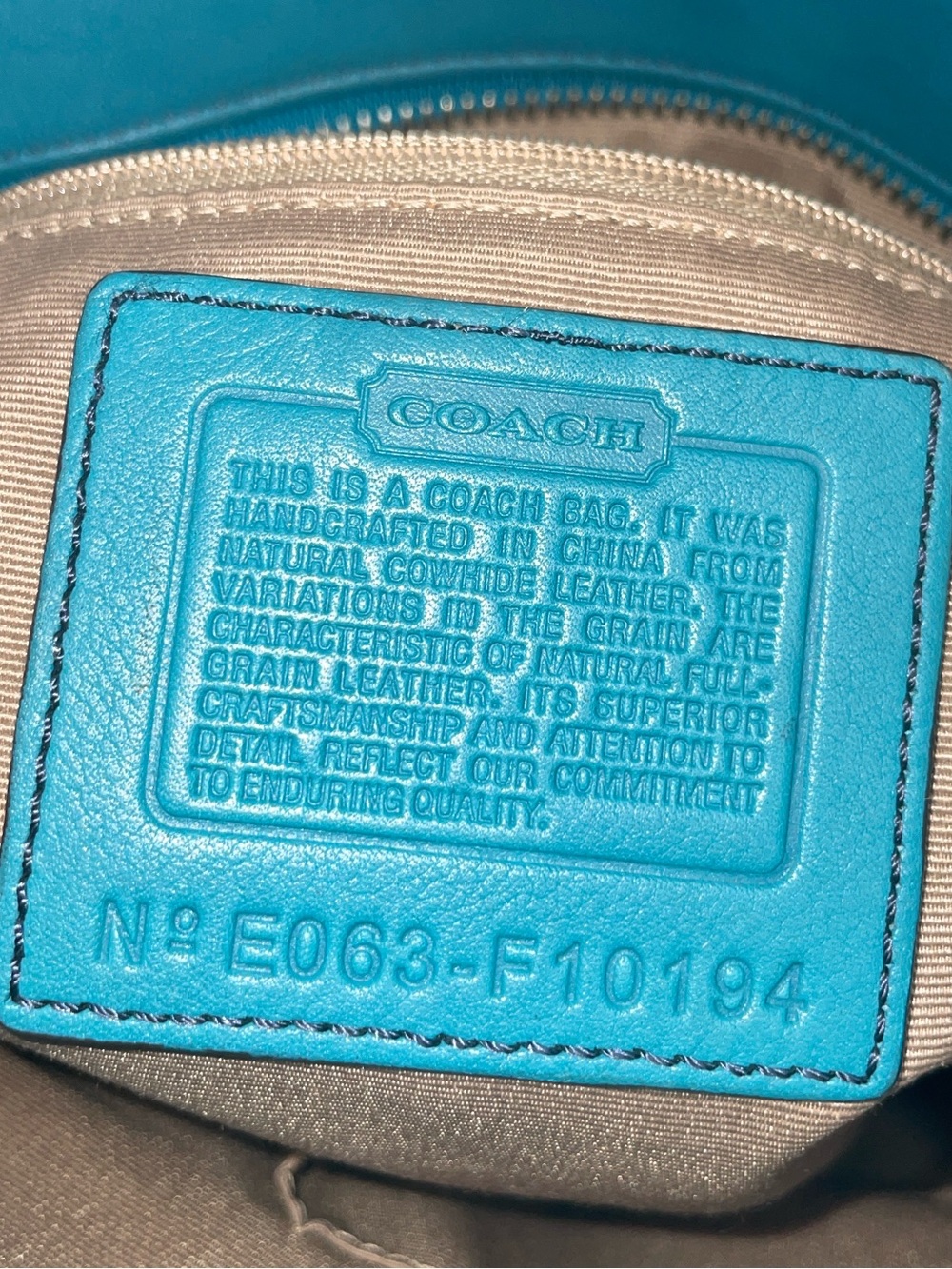Vintage Coach ‘Hampton’ Shoulder Bag - Picture 15 of 15